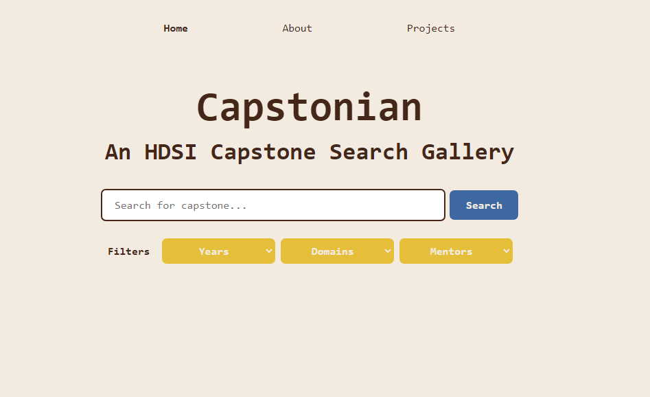 Capstonian Home Page